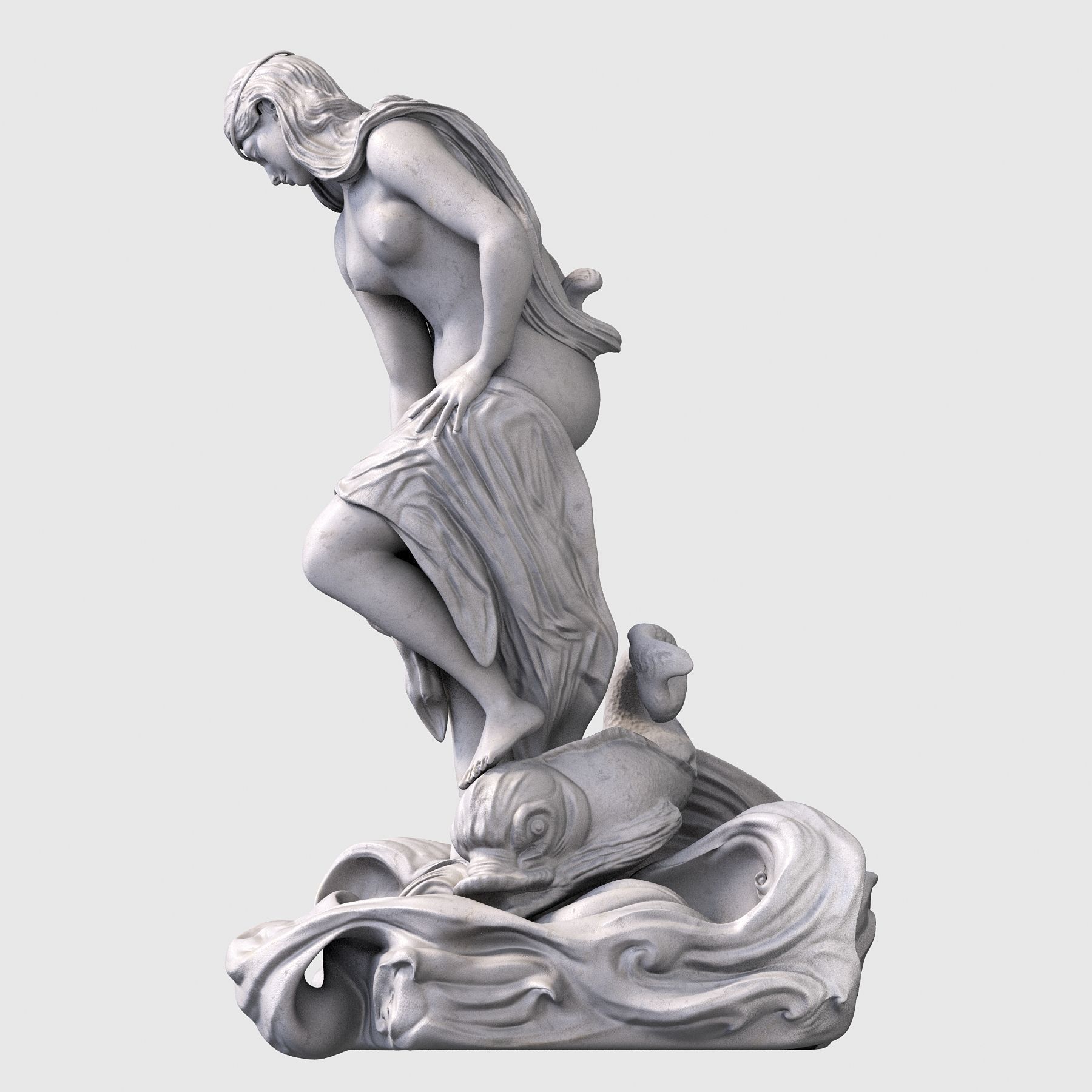 Sea Nymph 3D print model_24