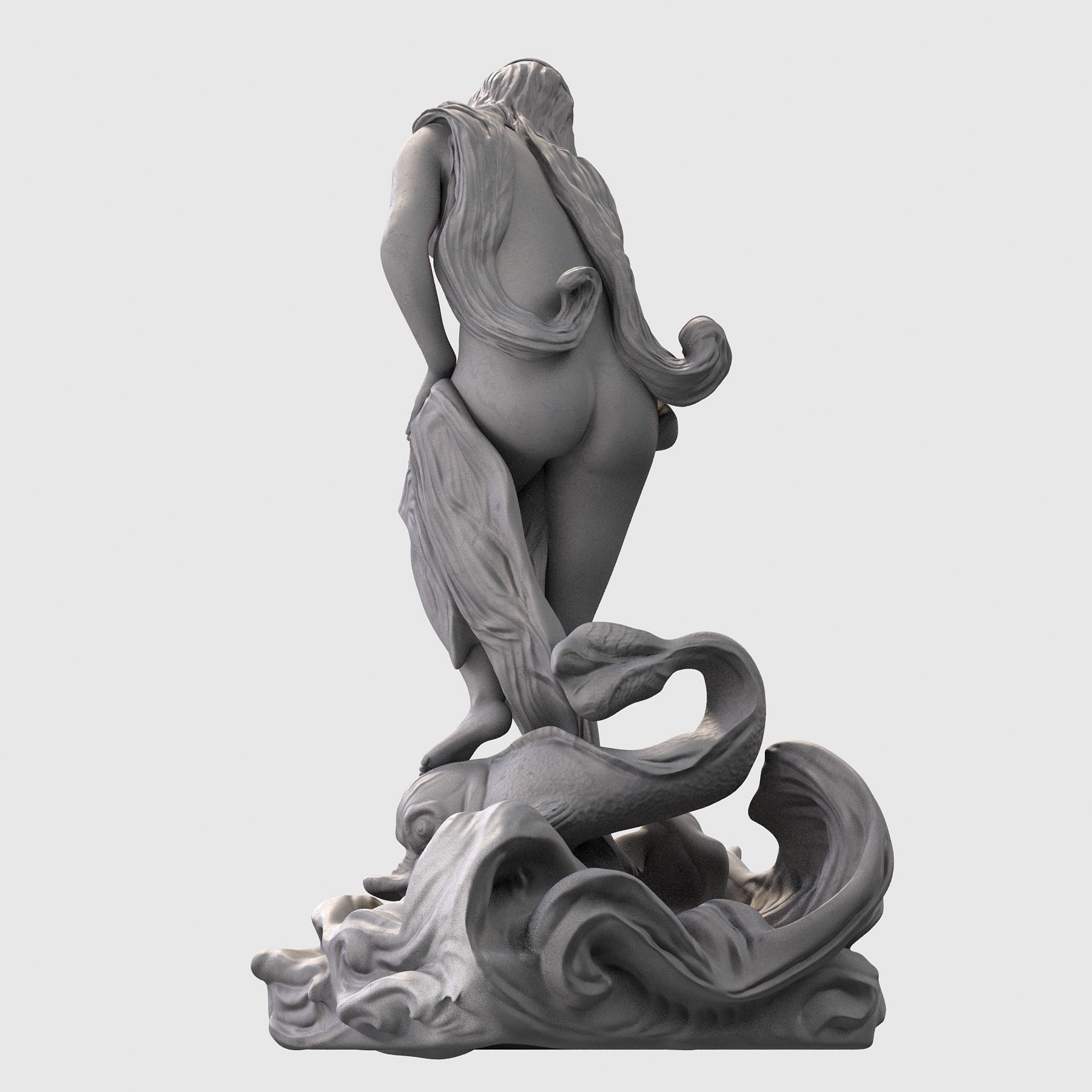 Sea Nymph 3D print model_3
