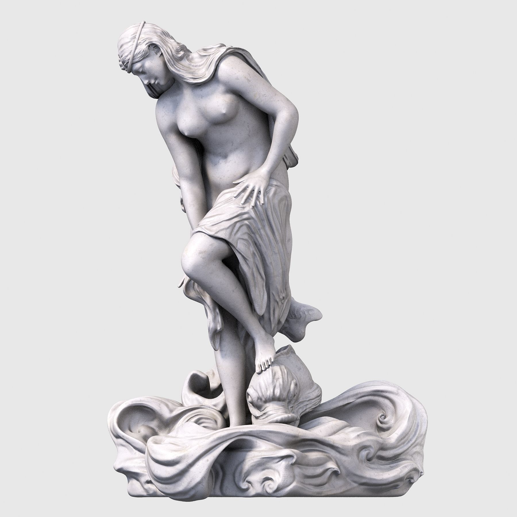 Sea Nymph 3D print model_22