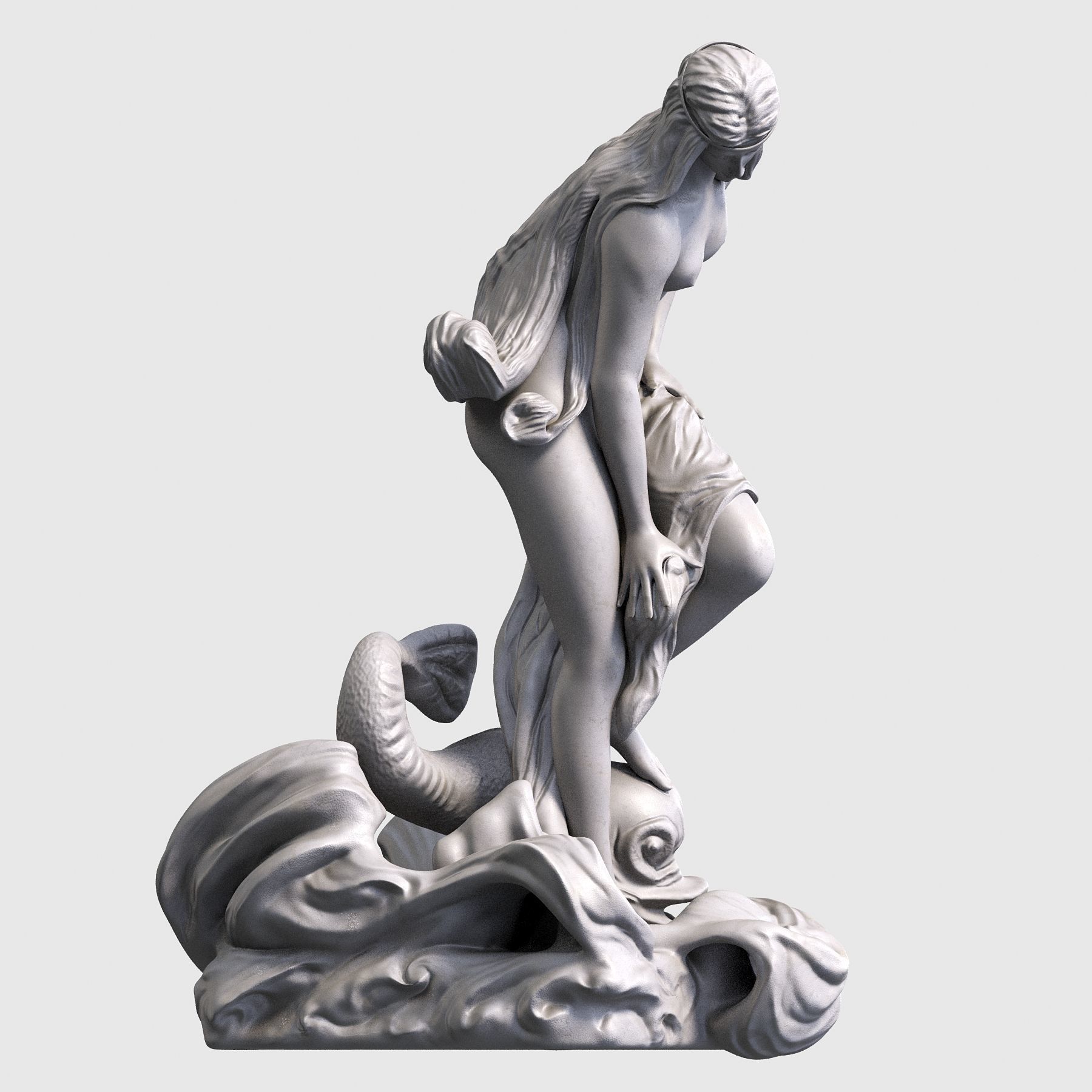 Sea Nymph 3D print model_10