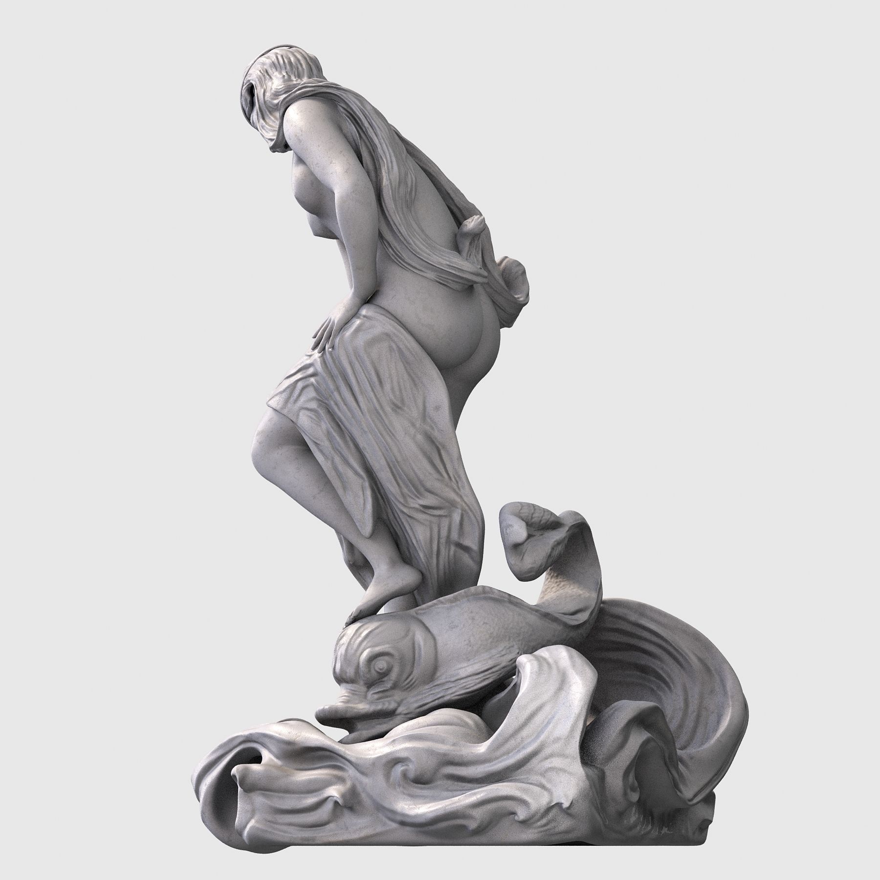 Sea Nymph 3D print model_1