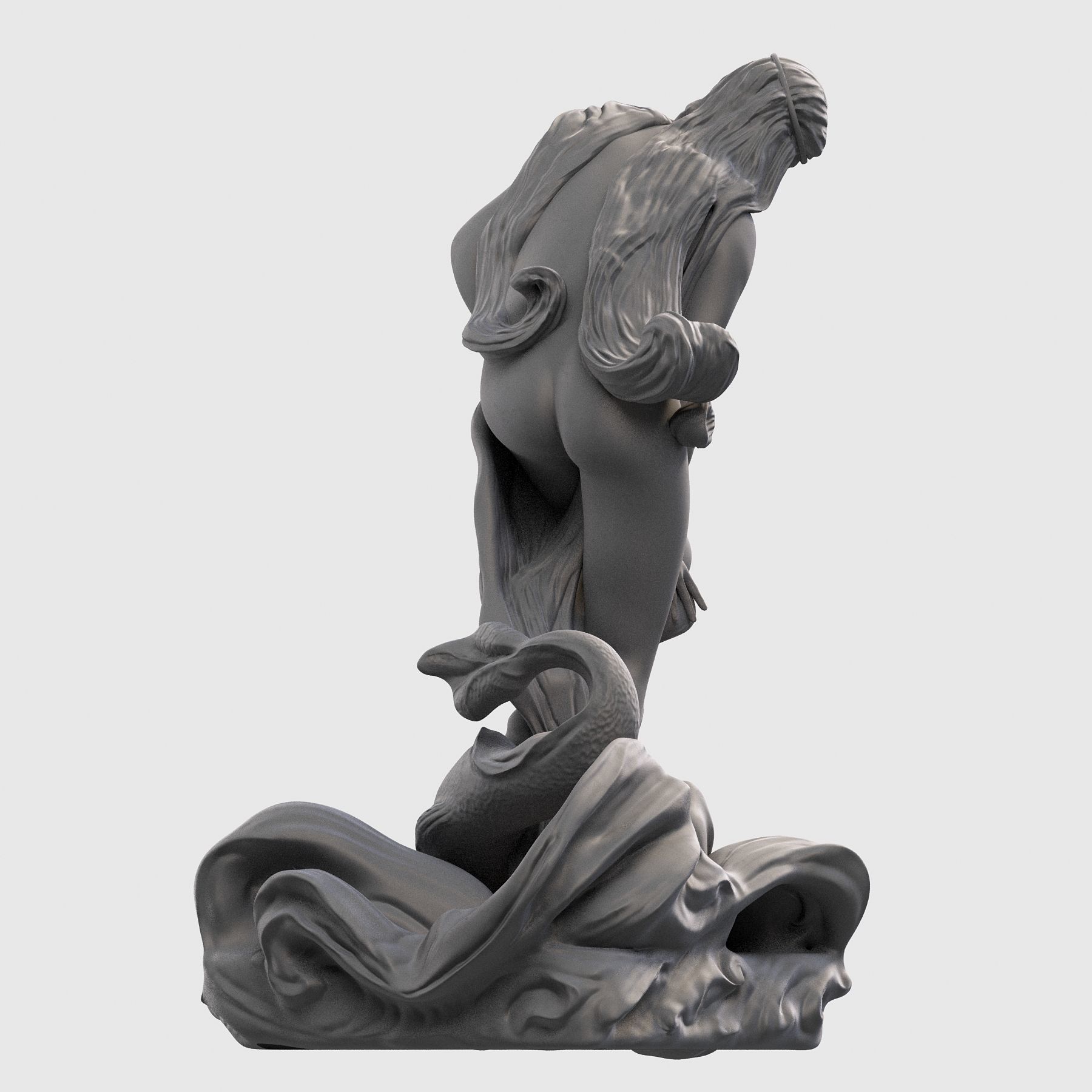 Sea Nymph 3D print model_6