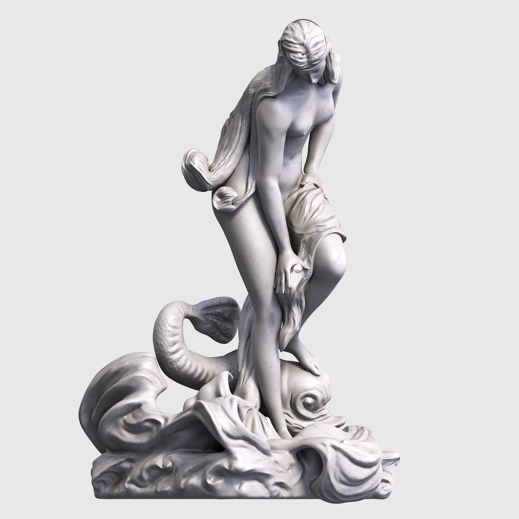 Sea Nymph 3D print model_11