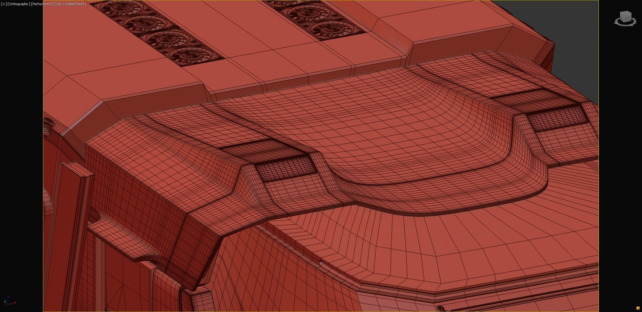 Scifi futuristic cyberpunk truck 3D model_21