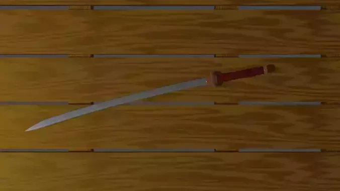 katana sword 3D model