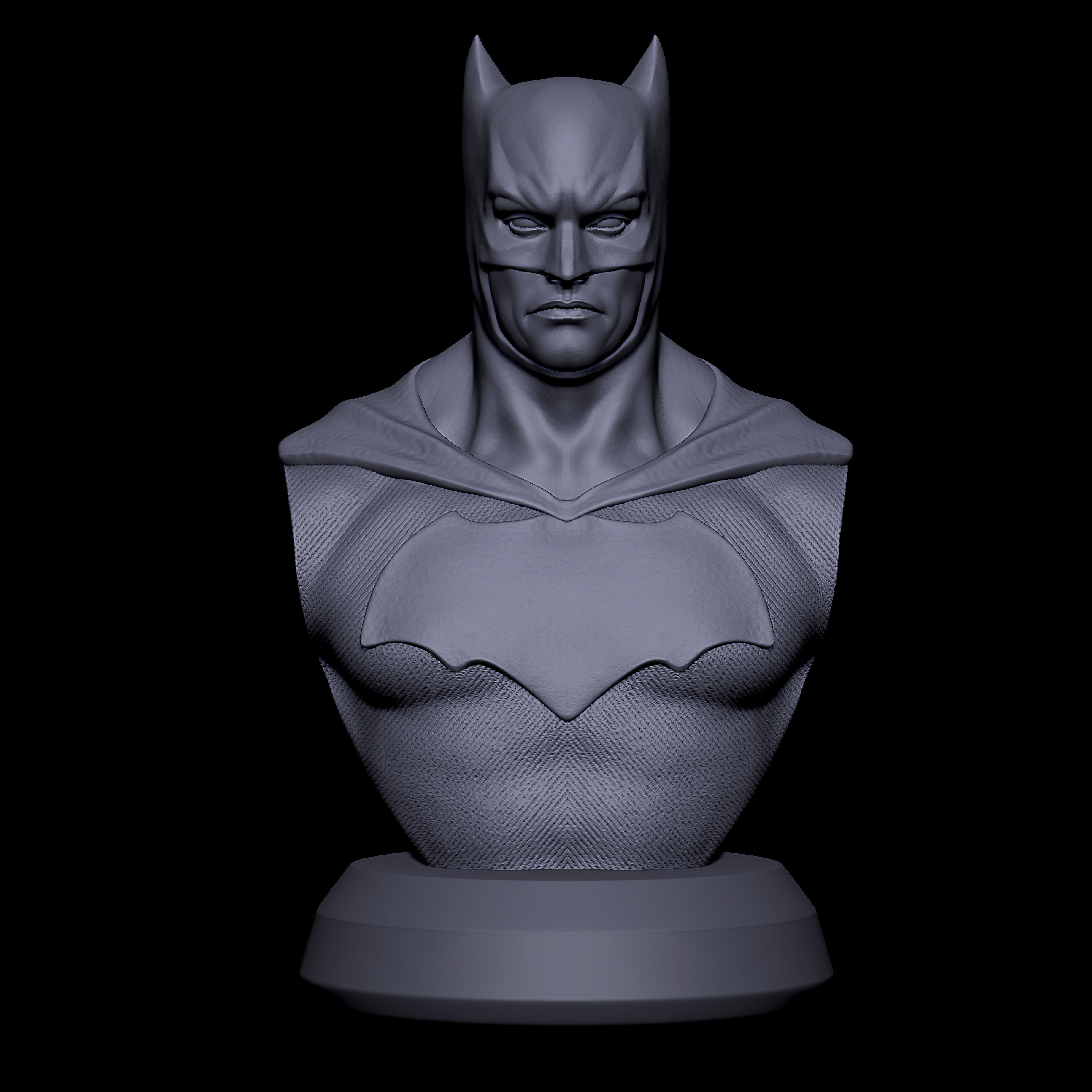 Batman bust 3D print model_2
