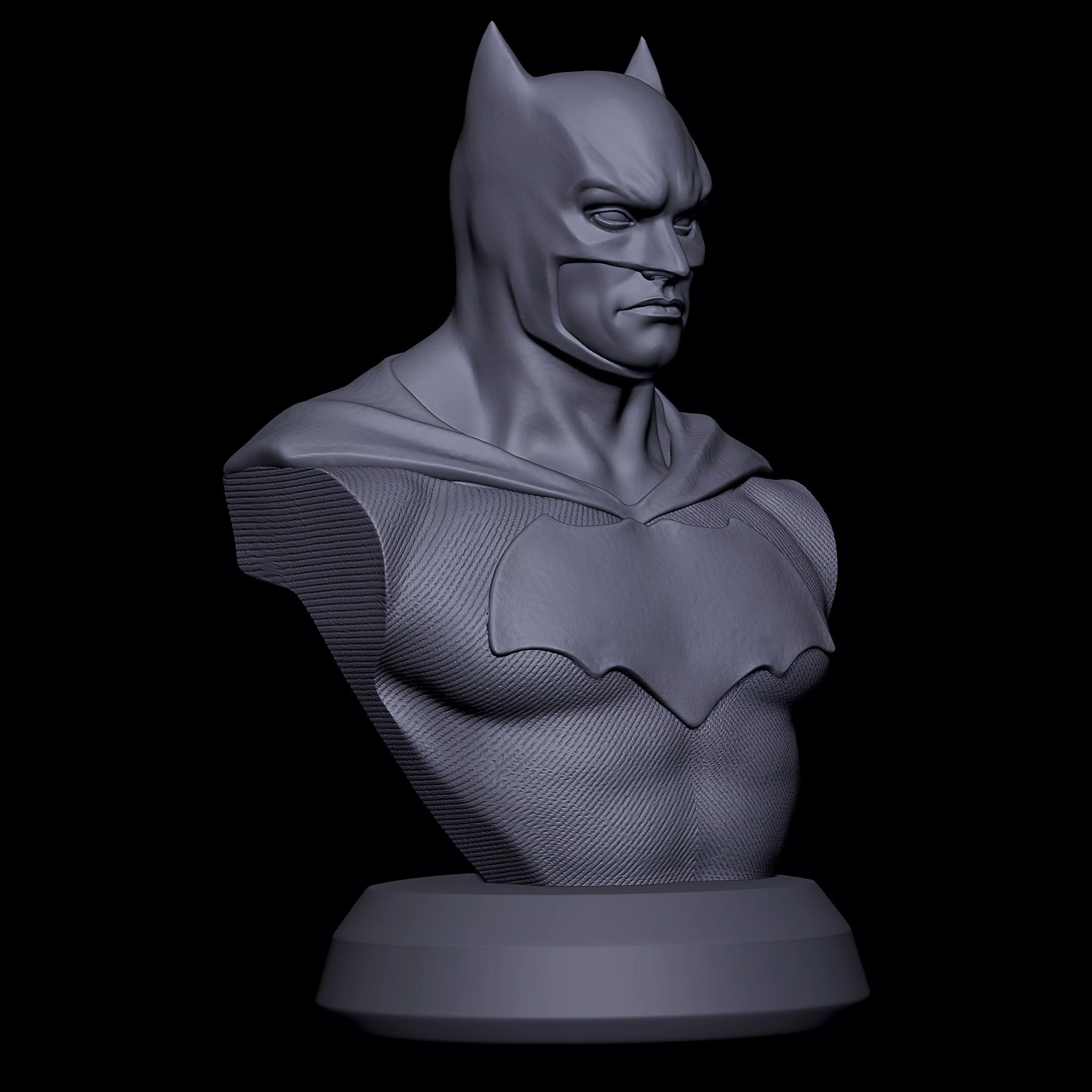 Batman bust 3D print model_0