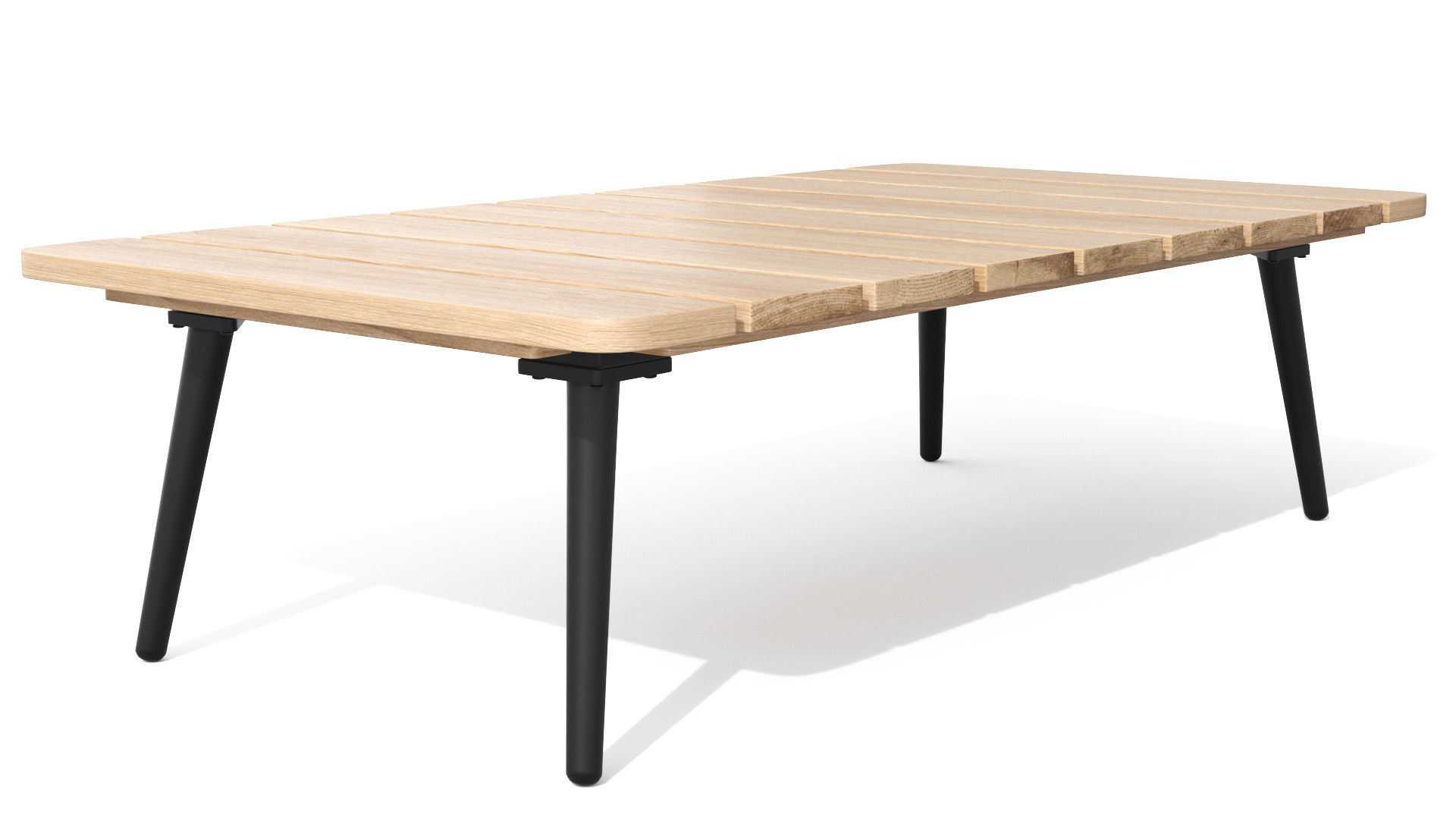 Latta Slate Gray Coffee Table Outdoor Low-poly 3D model_3