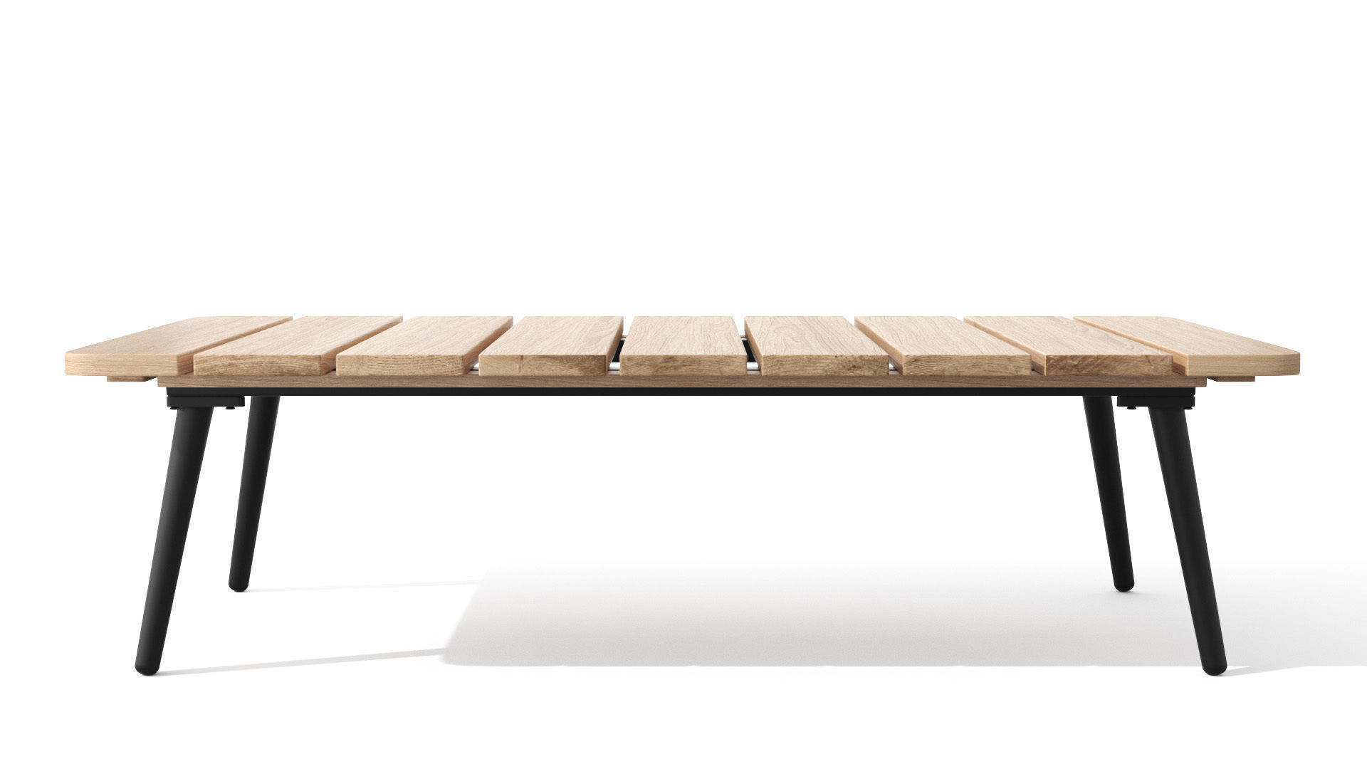 Latta Slate Gray Coffee Table Outdoor Low-poly 3D model_2