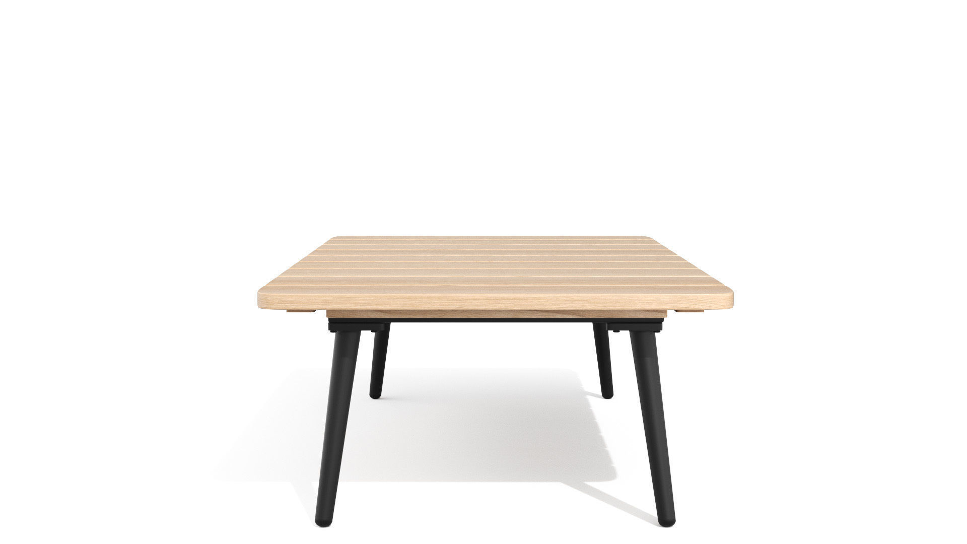 Latta Slate Gray Coffee Table Outdoor Low-poly 3D model_7