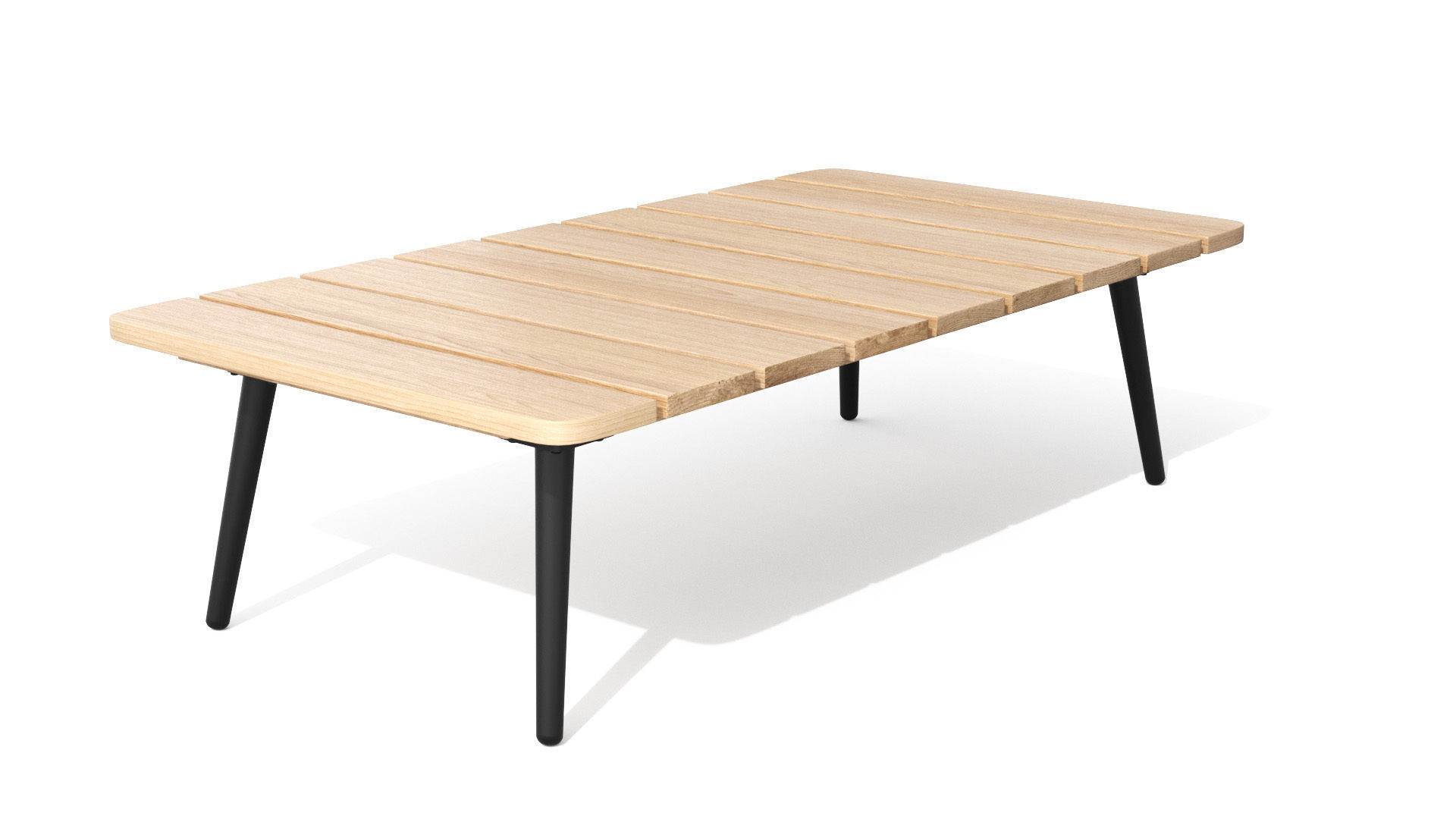 Latta Slate Gray Coffee Table Outdoor Low-poly 3D model_26