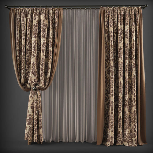 Curtain 3D model 149 Low-poly 3D model