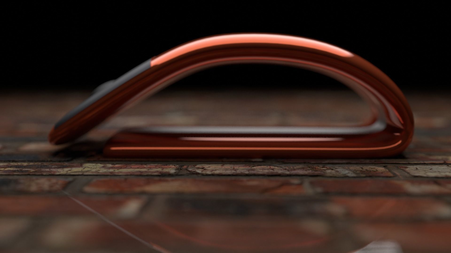 Concept Futuristic Mouse Low-poly 3D model_3