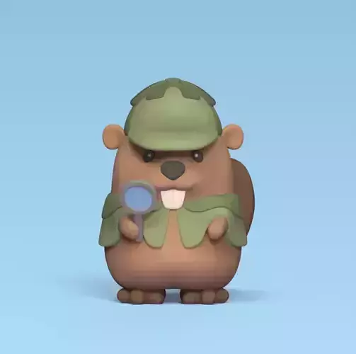 Sherlock Beaver 3D print model