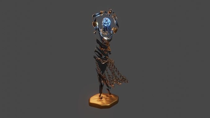 Abstract statue Dancer 3D model