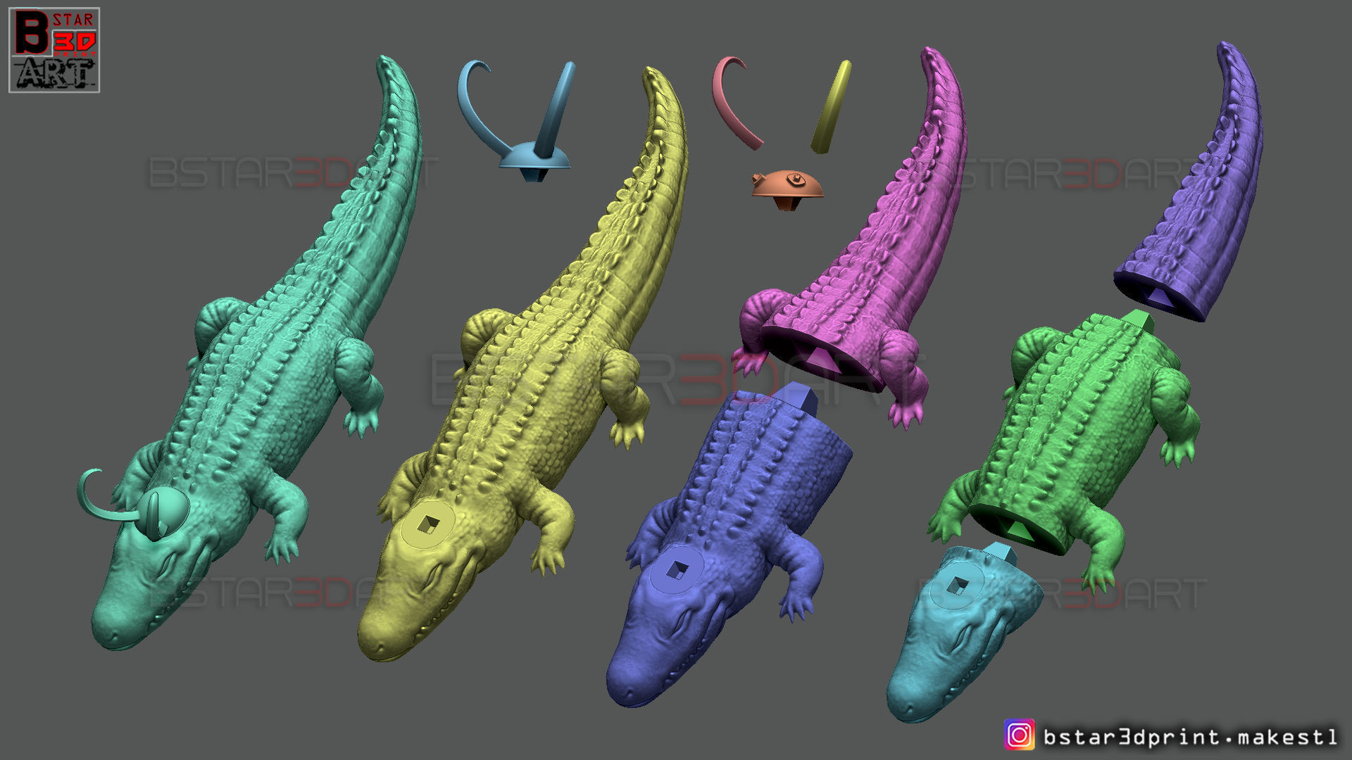 Alligator LoKi - LoKI TV series - Marvel Comics 3D print model_34