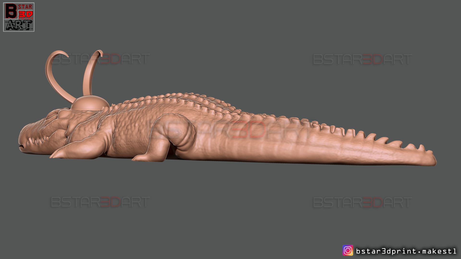 Alligator LoKi - LoKI TV series - Marvel Comics 3D print model_27