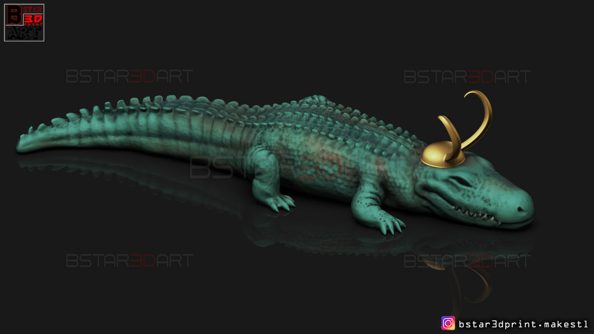 Alligator LoKi - LoKI TV series - Marvel Comics 3D print model_13