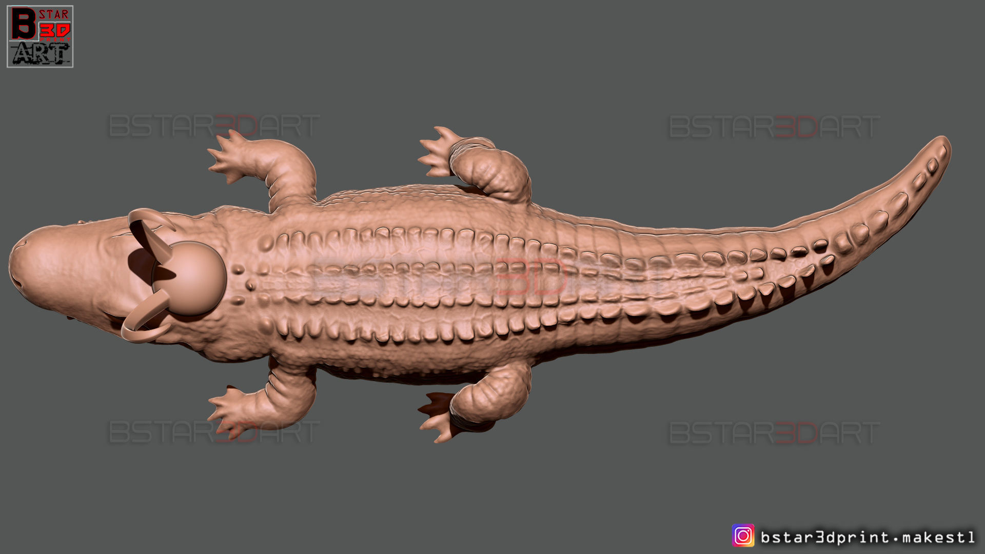 Alligator LoKi - LoKI TV series - Marvel Comics 3D print model_25