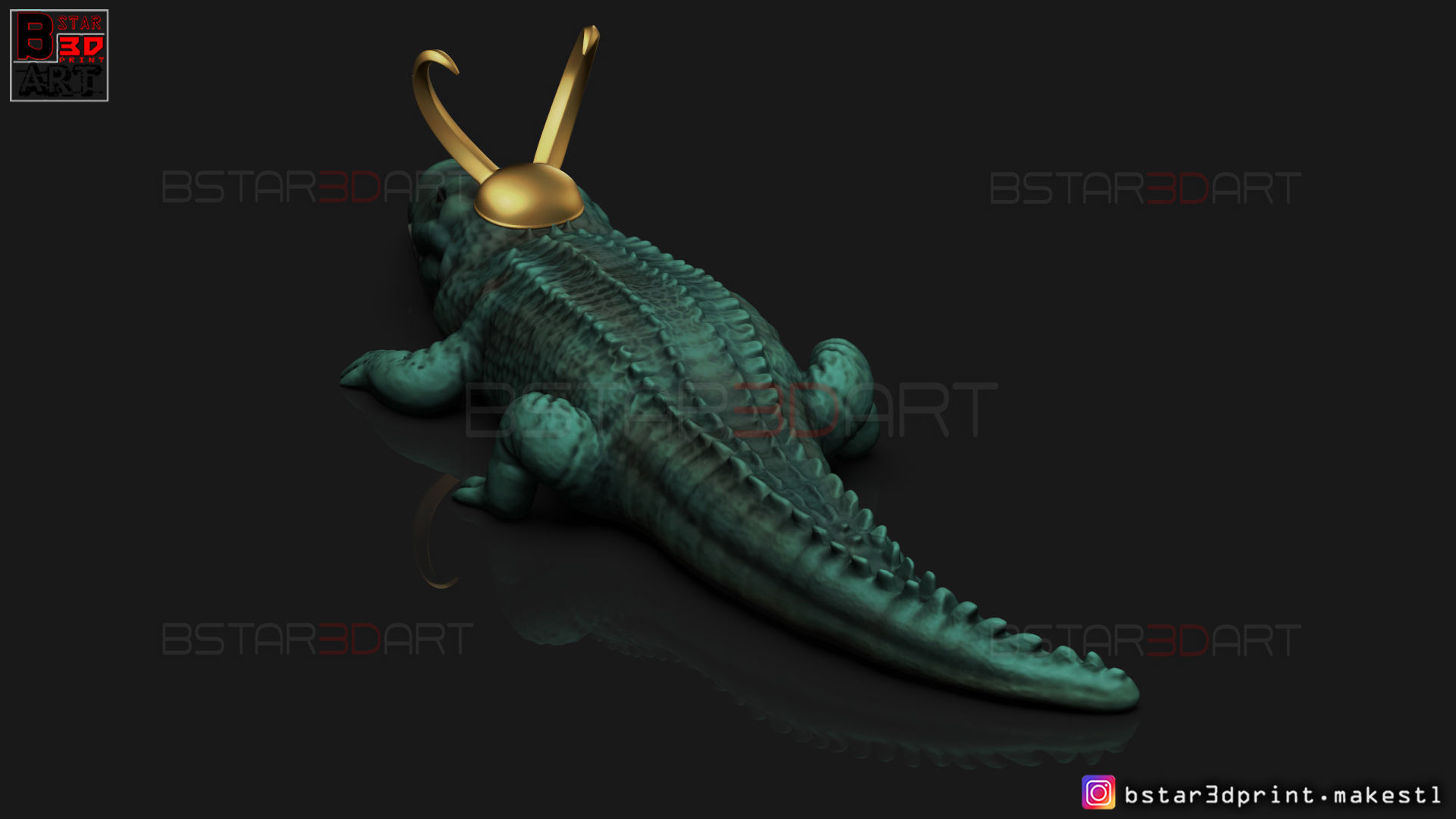 Alligator LoKi - LoKI TV series - Marvel Comics 3D print model_10