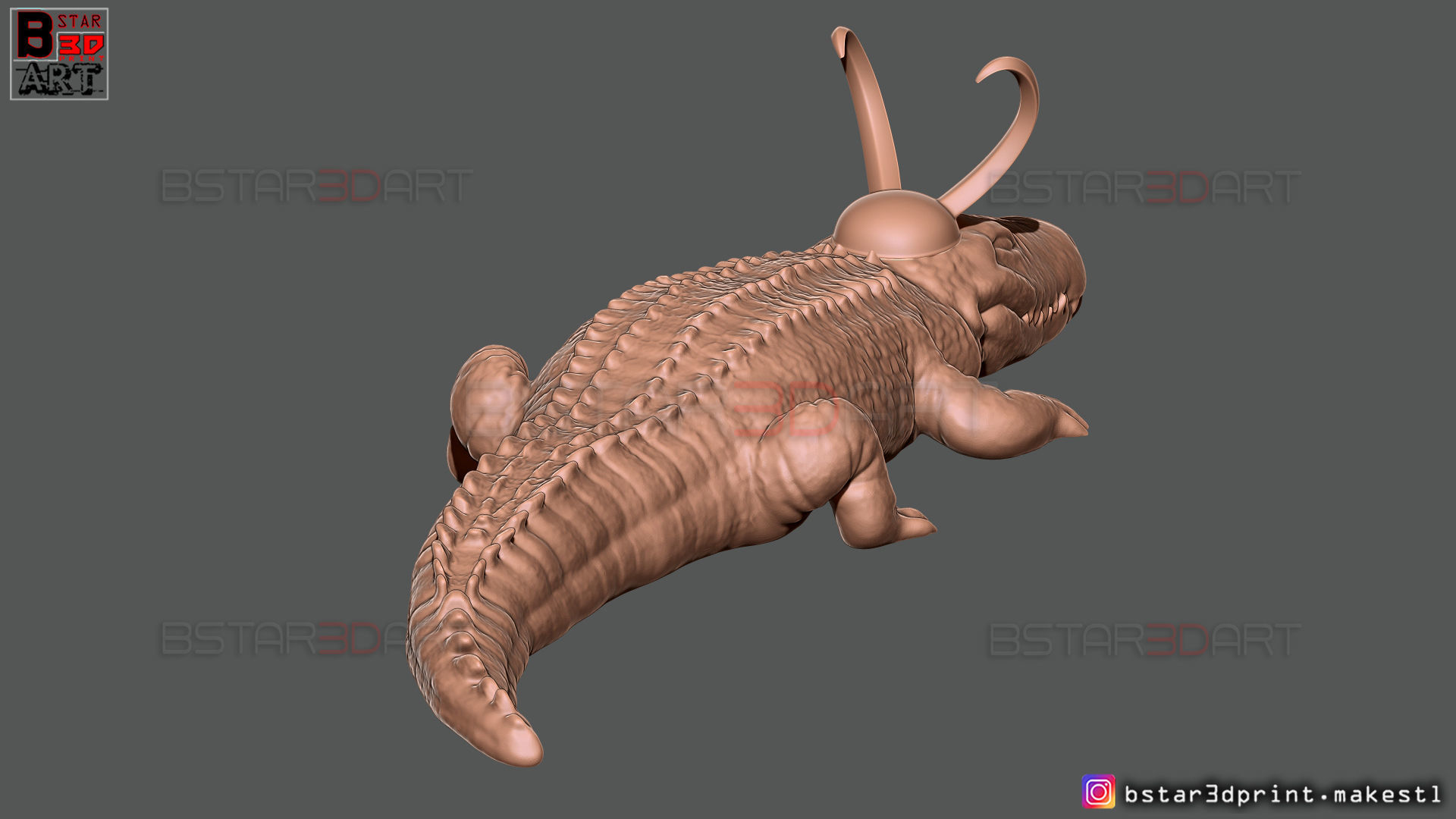 Alligator LoKi - LoKI TV series - Marvel Comics 3D print model_21