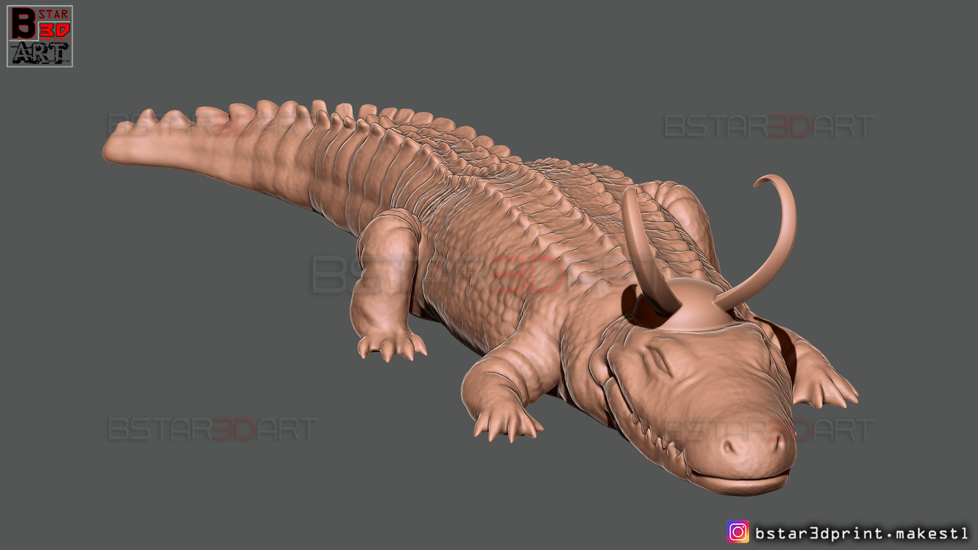 Alligator LoKi - LoKI TV series - Marvel Comics 3D print model_22