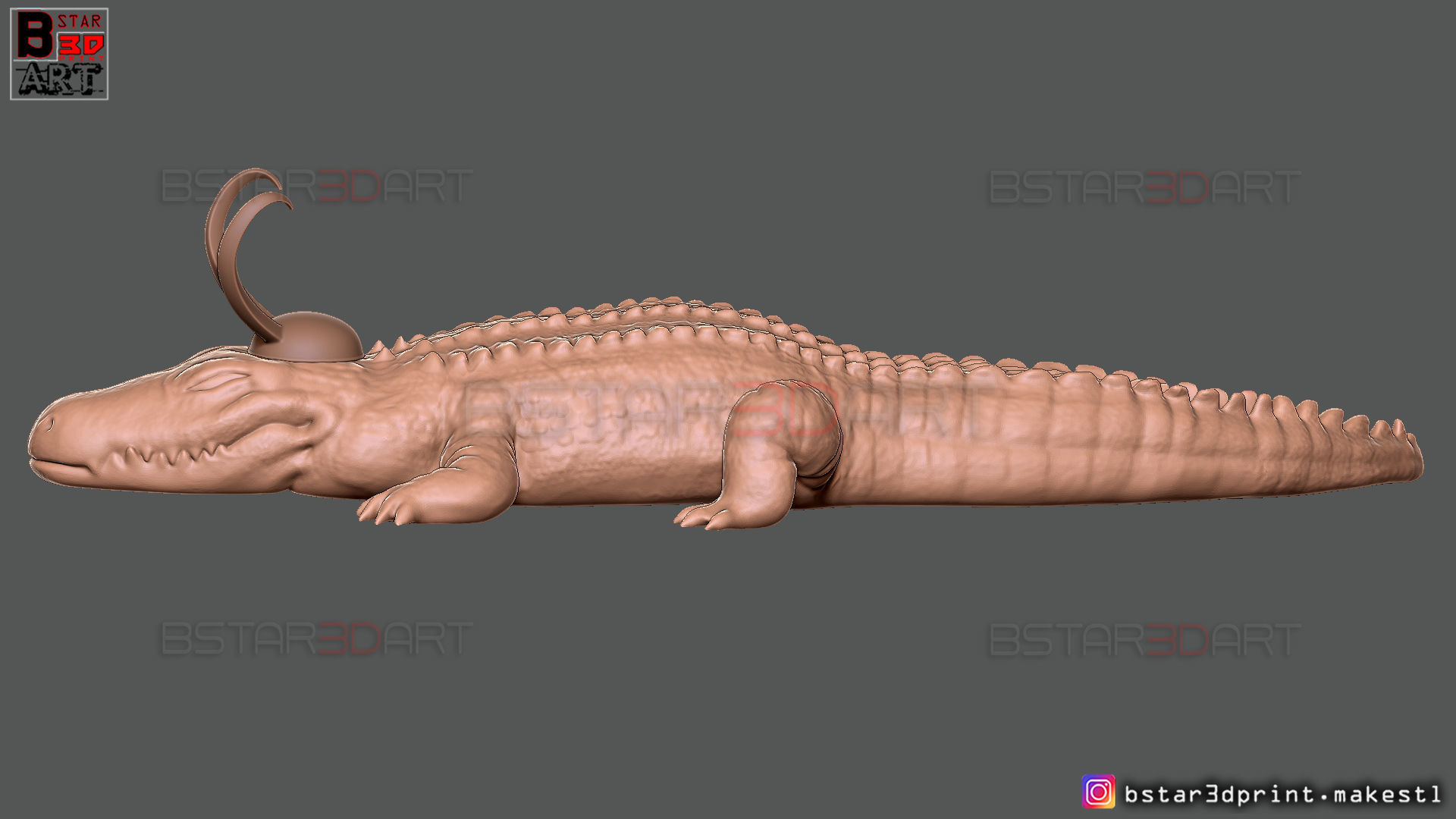 Alligator LoKi - LoKI TV series - Marvel Comics 3D print model_18