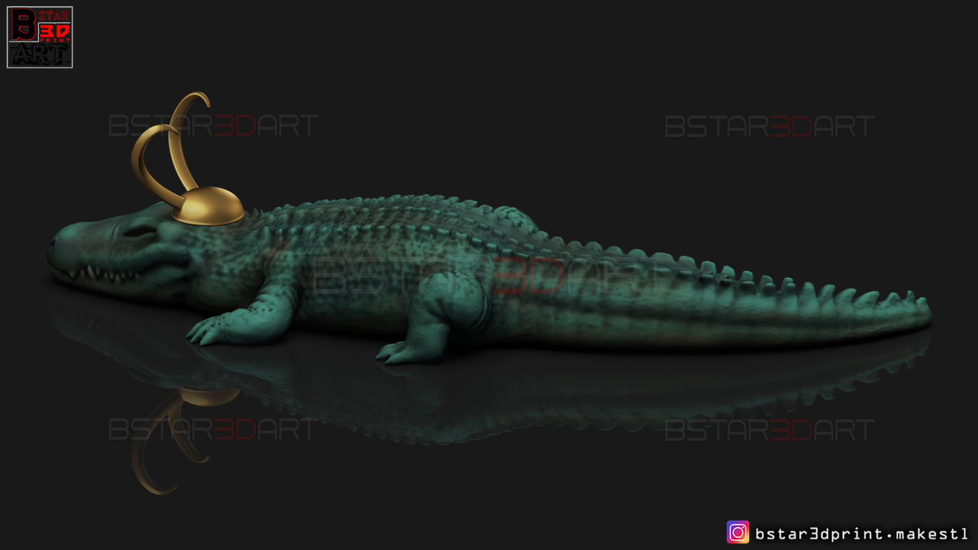 Alligator LoKi - LoKI TV series - Marvel Comics 3D print model_9