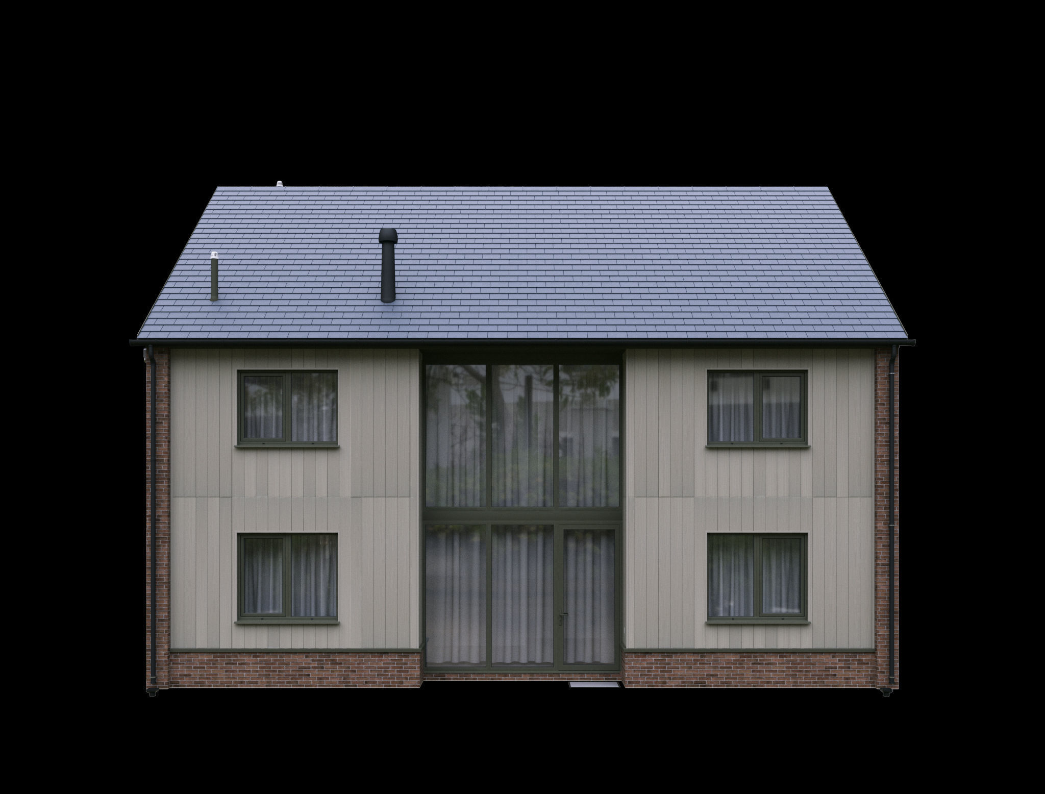 HOUSE PLOT-C2 - octane 3D model_2