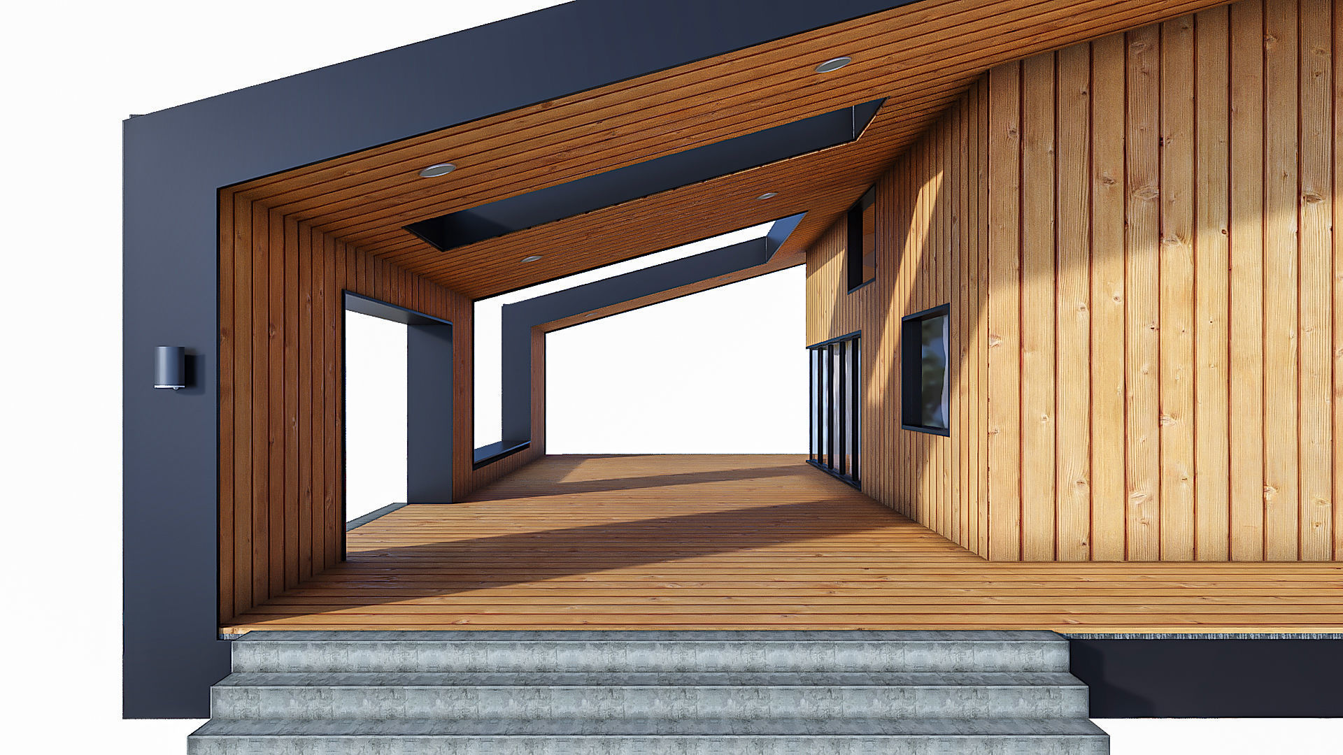 Modern Residential Building 19 3D model_3