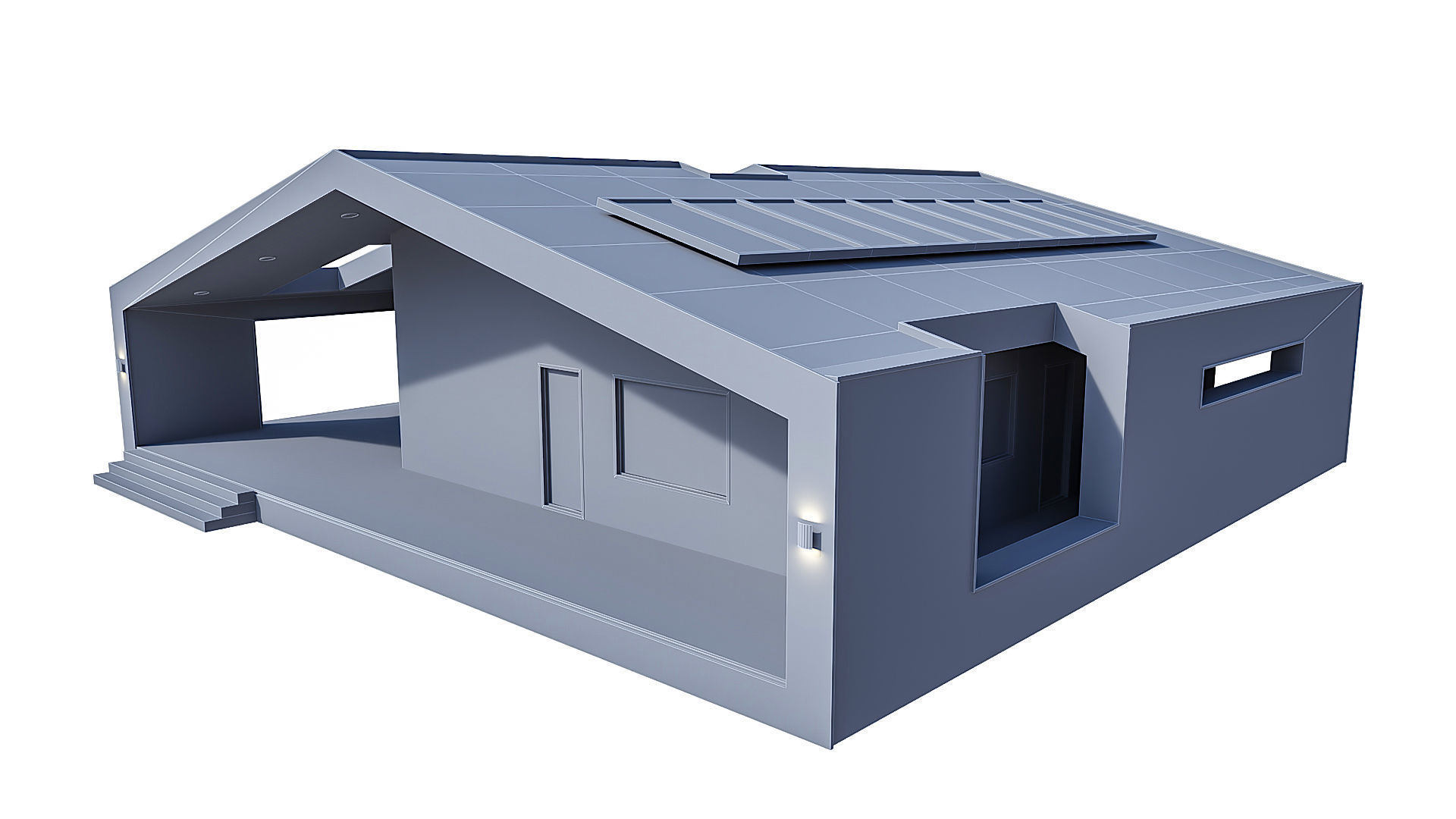 Modern Residential Building 19 3D model_15