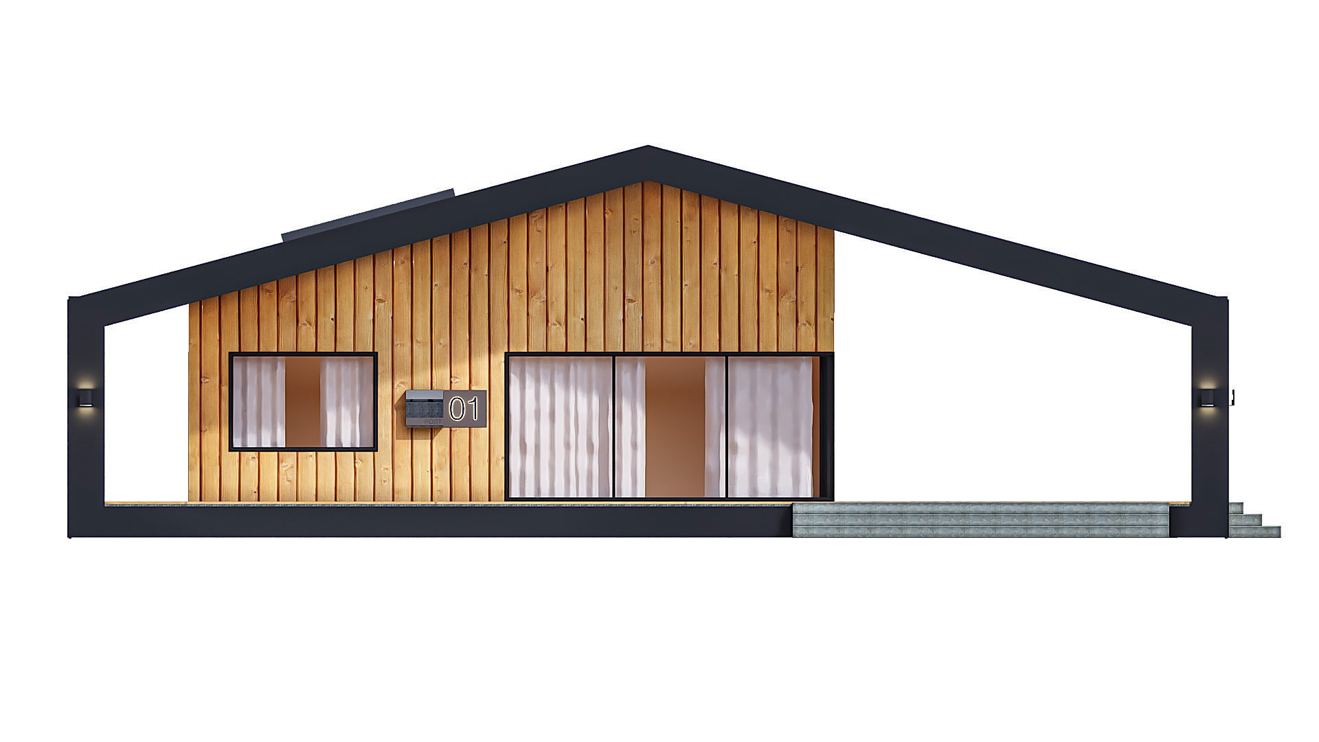 Modern Residential Building 19 3D model_12