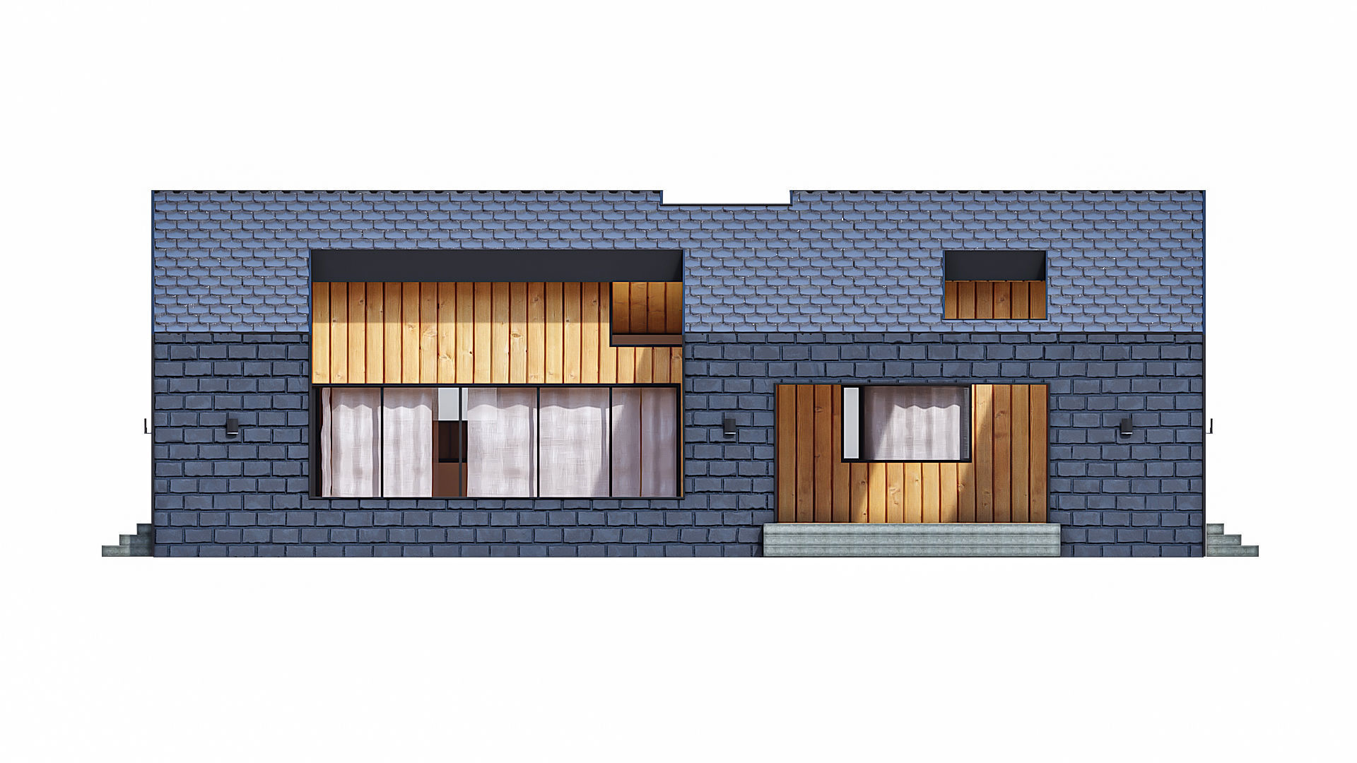 Modern Residential Building 19 3D model_5