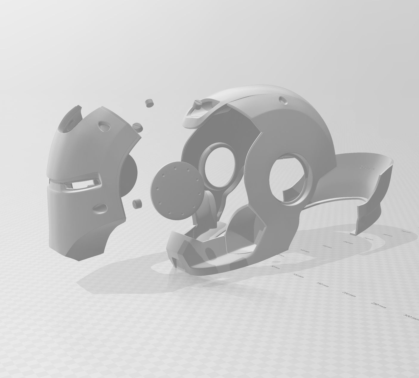 Iron Man Mark 37 MK37 Helmet Avengers 3D model 3D printable | CGTrader