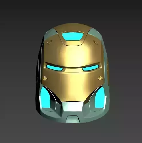 Iron Man Mark 37 MK37 Helmet Avengers 3D print model
