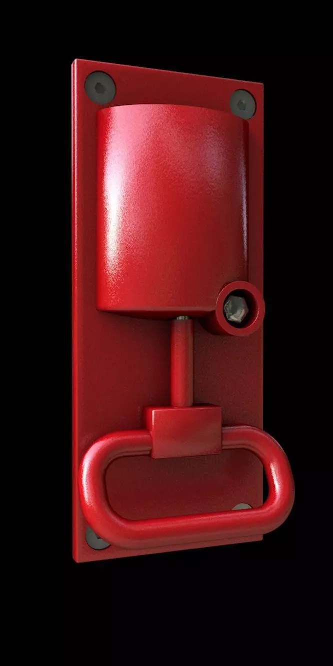 Emergency brake Free 3D model