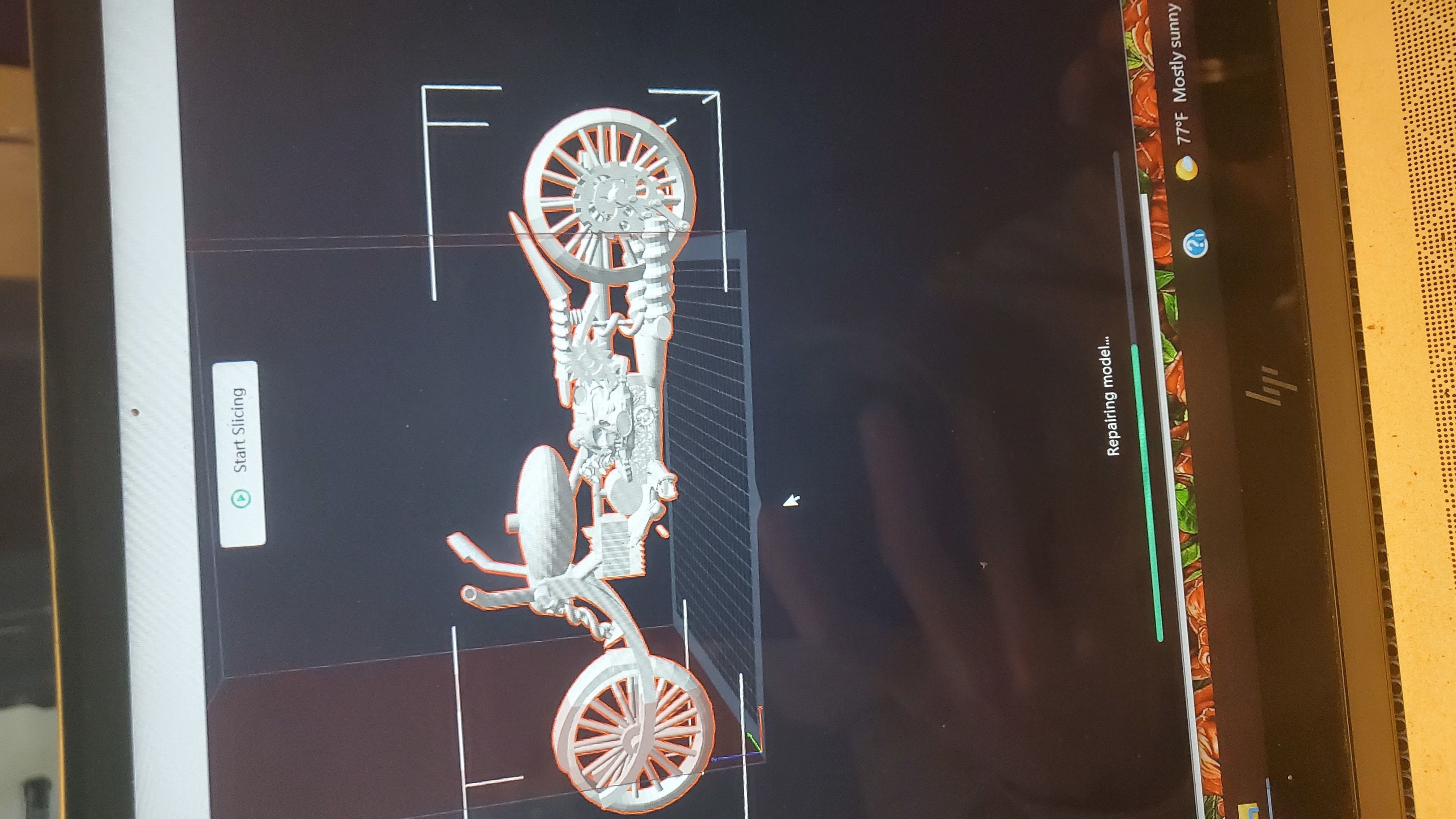 rat lowrider chopper 3D print model_3