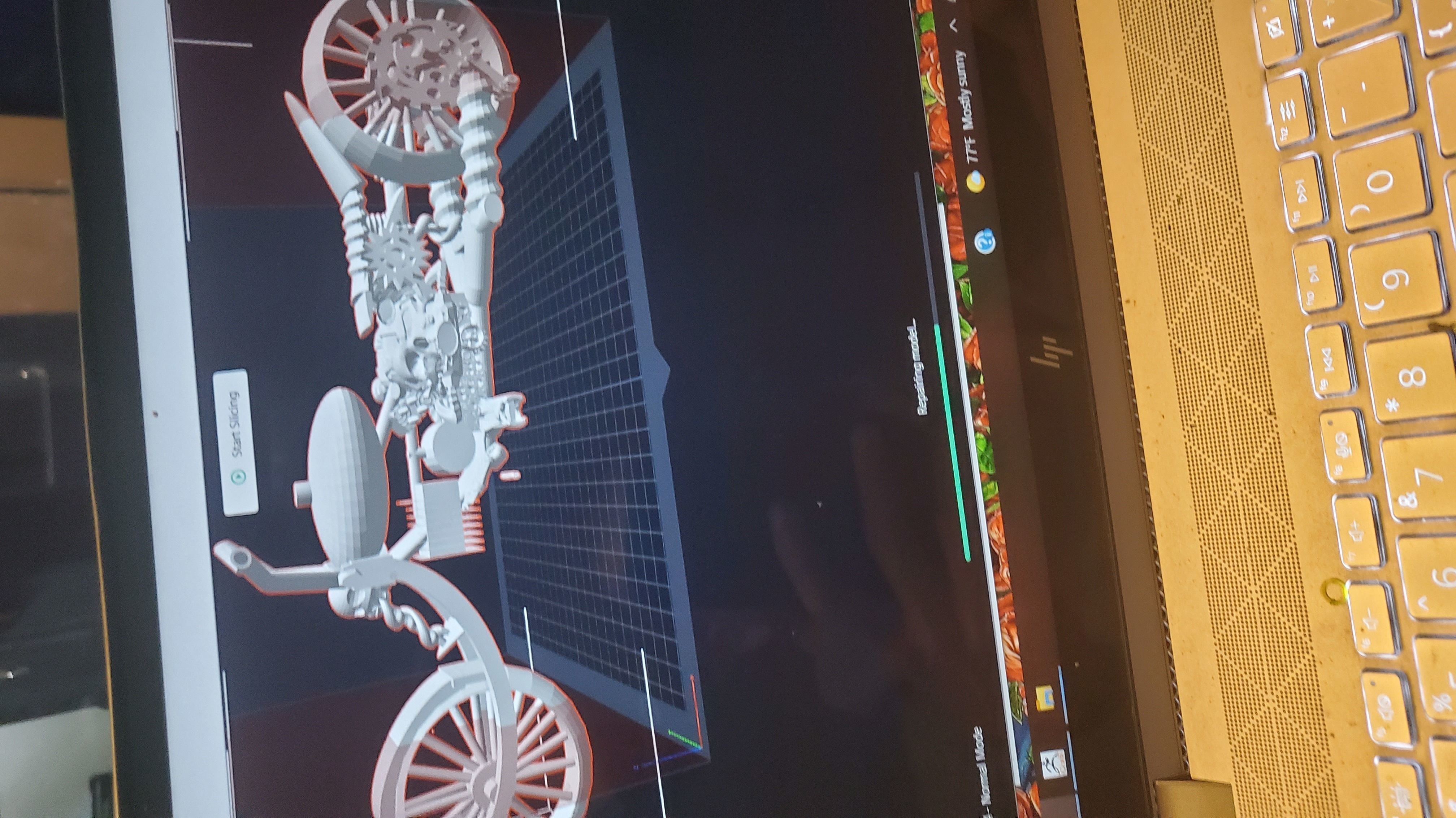 rat lowrider chopper 3D print model_9