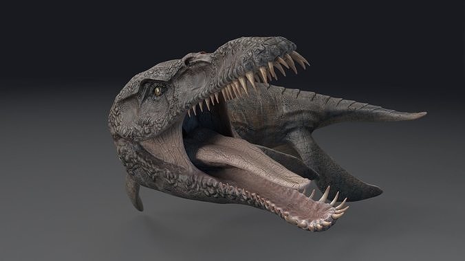 Predator X Pliosaurus Funkei SeaMonster Series 2 Low-poly 3D model