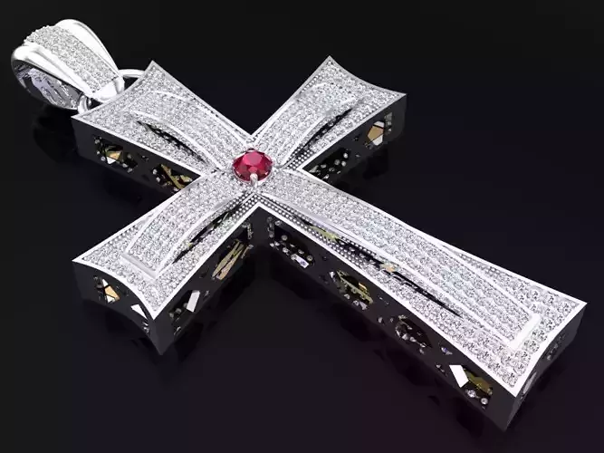 Cross pendant - Crucifix pendant - God pendant