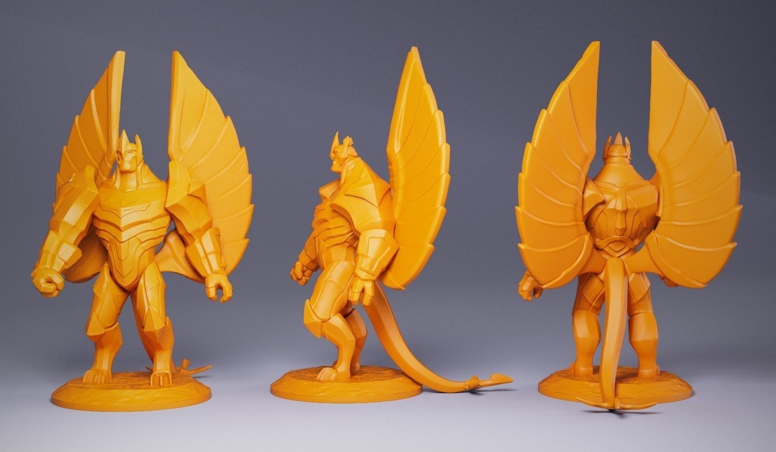 Galio League of Legends 3D print model_3