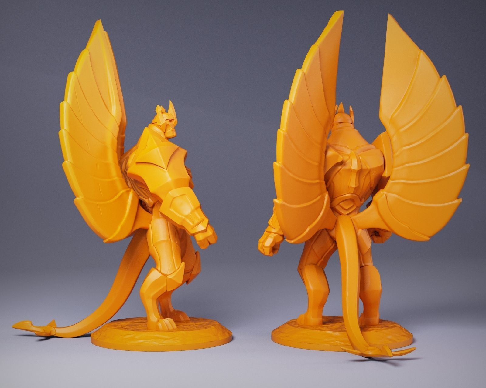 Galio League of Legends 3D print model_2