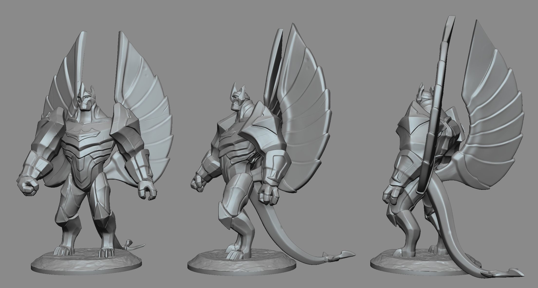 Galio League of Legends 3D print model_4