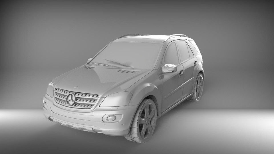 MercedesML byGus Free 3D model_10