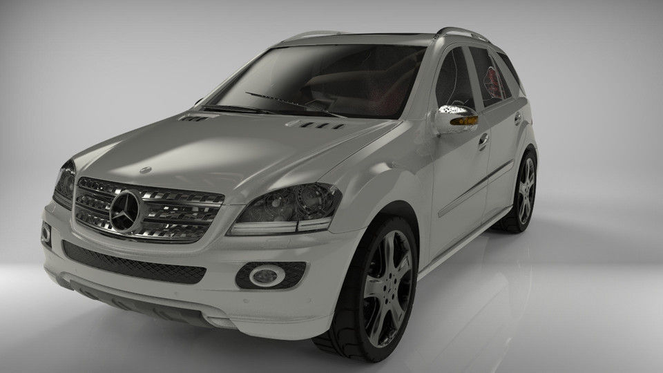 MercedesML byGus Free 3D model_1