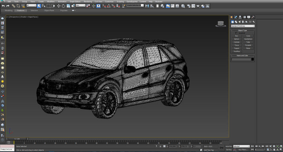 MercedesML byGus Free 3D model_6
