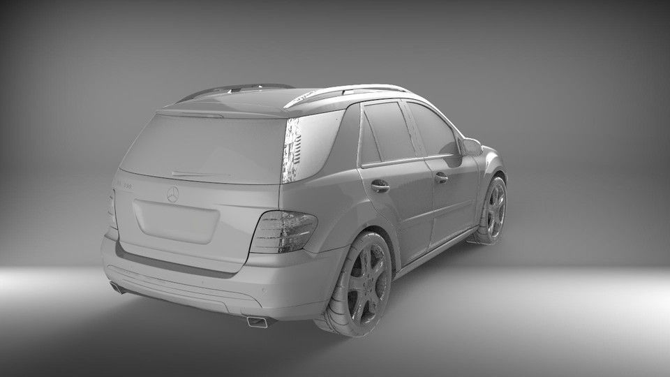 MercedesML byGus Free 3D model_8