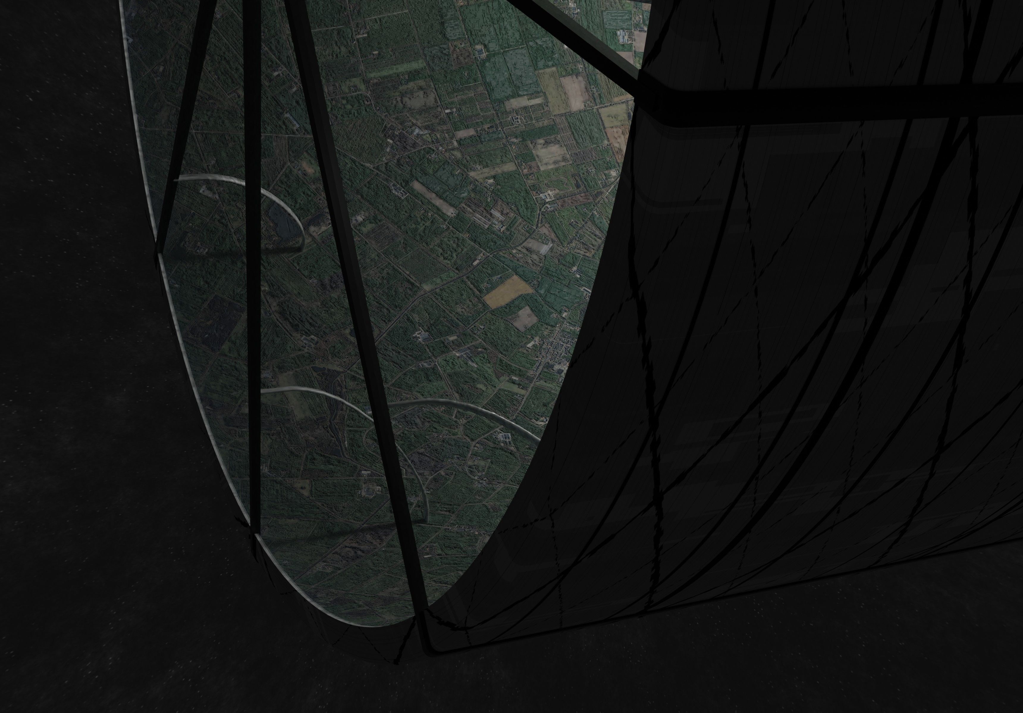 O Neill cylinder 1  Low-poly 3D model_1