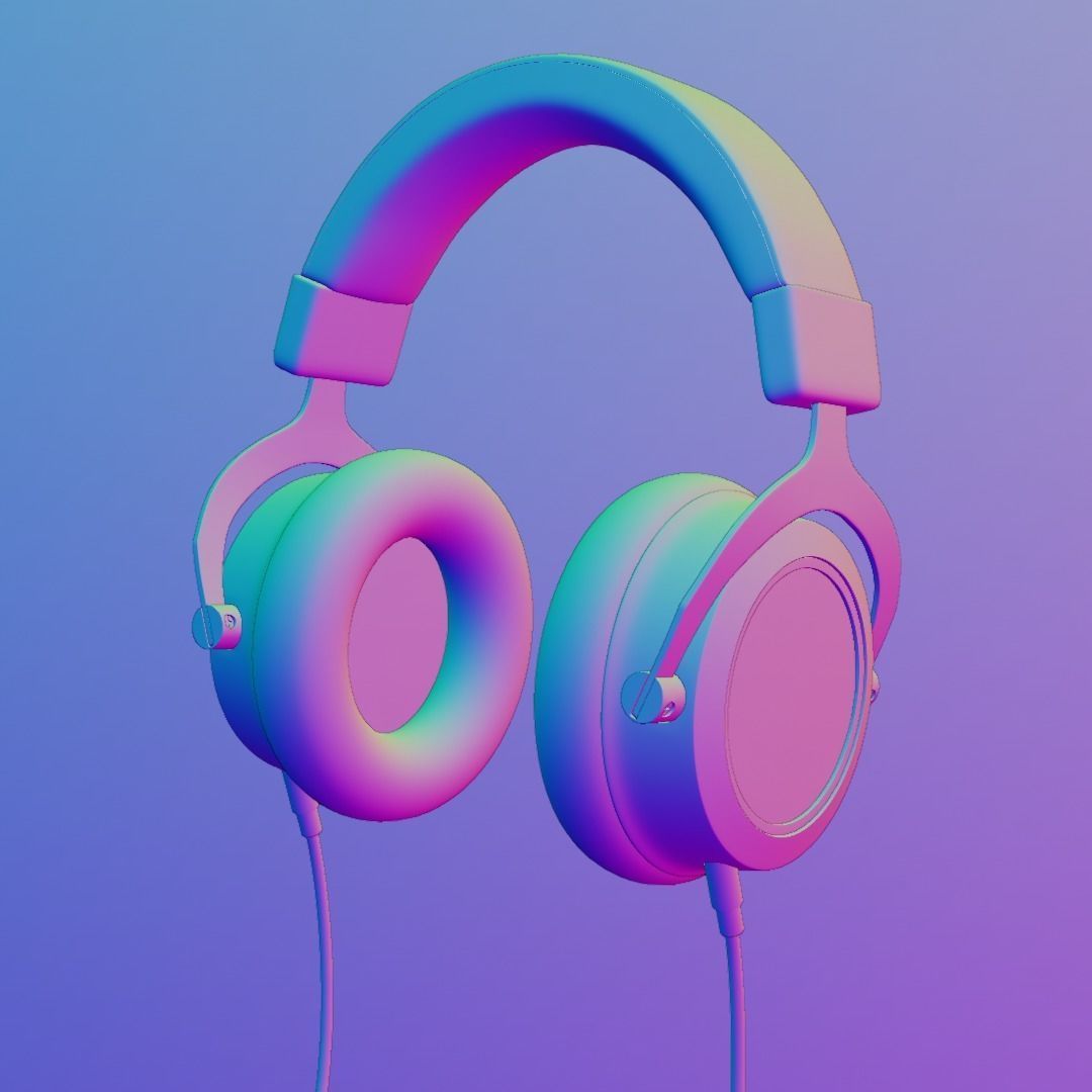 Beats Headphone 3D model_6