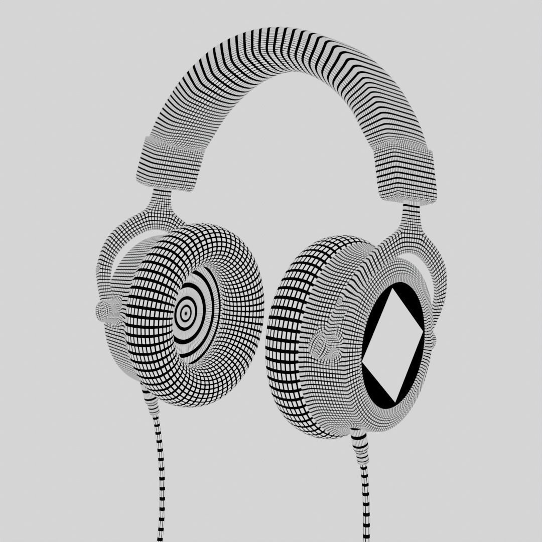 Beats Headphone 3D model_5